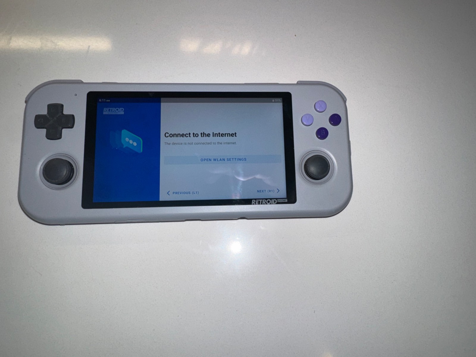 Retroid Pocket 3 plus w/ Official Grip, two different cases, extras (Very Good)