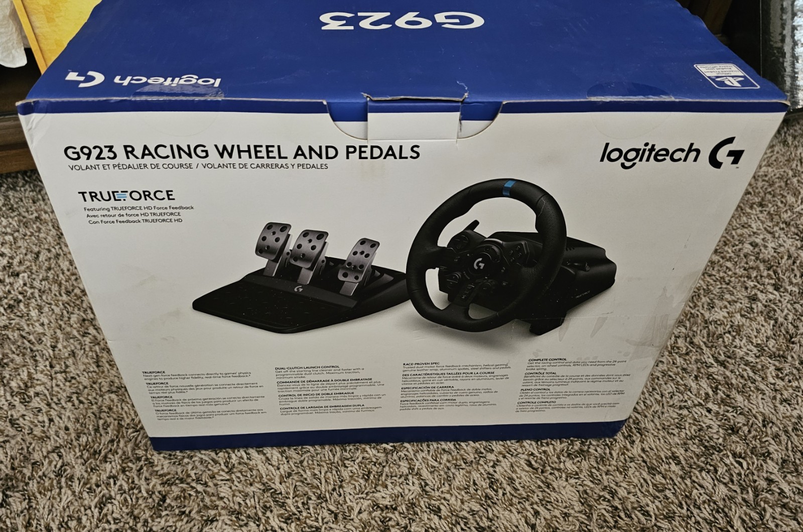 Logitech G923 Racing Wheel and Pedals BRAND NEW