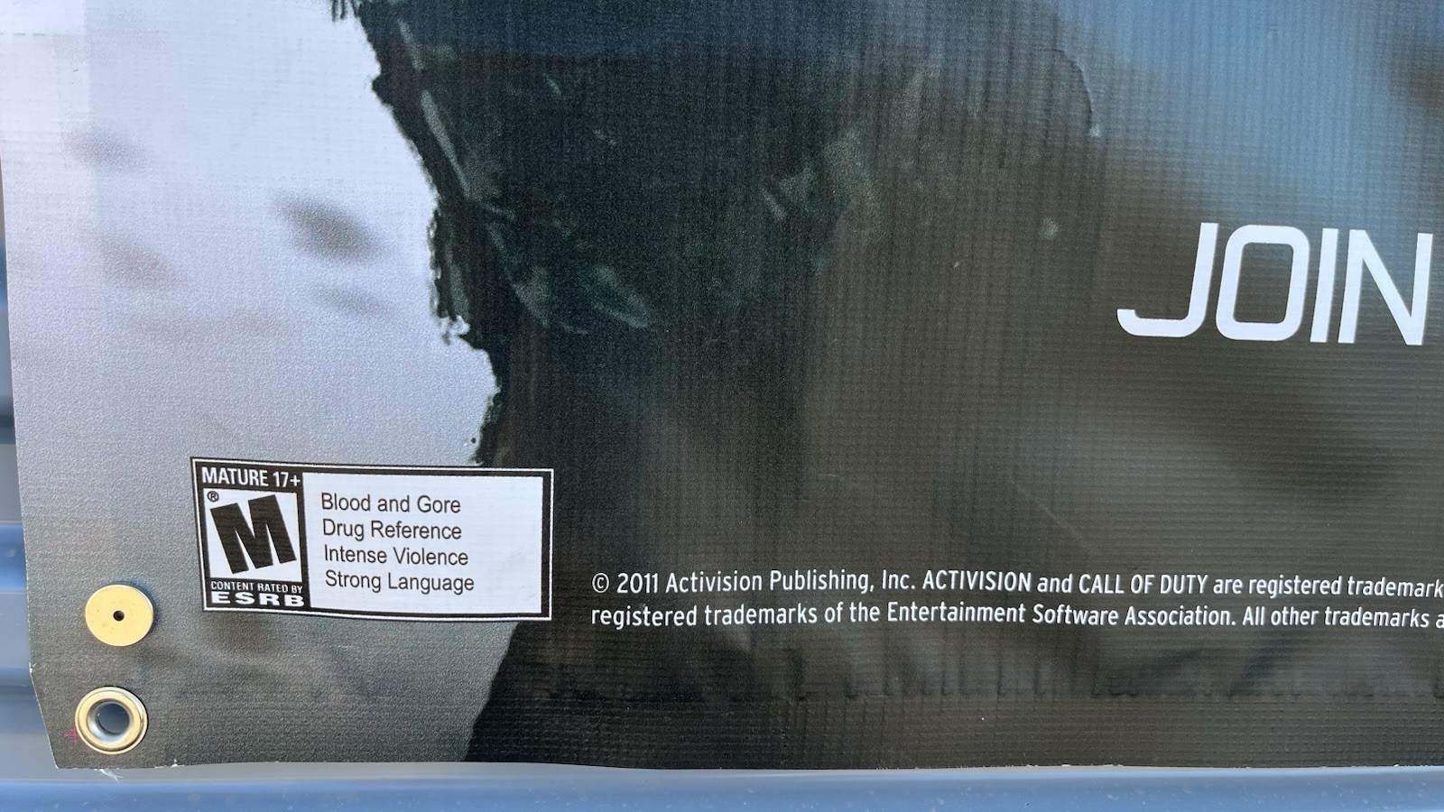 CALL OF DUTY MW3 GameStop Midnight Launch Event Vinyl Promo Banner 2011 6×3 Ft