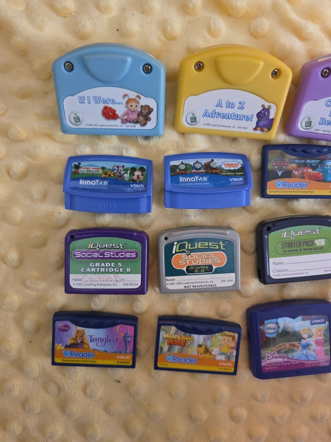 Wholesale Kids Learning Video Games Bulk lot Of 18 ~Leapfrog Vtech