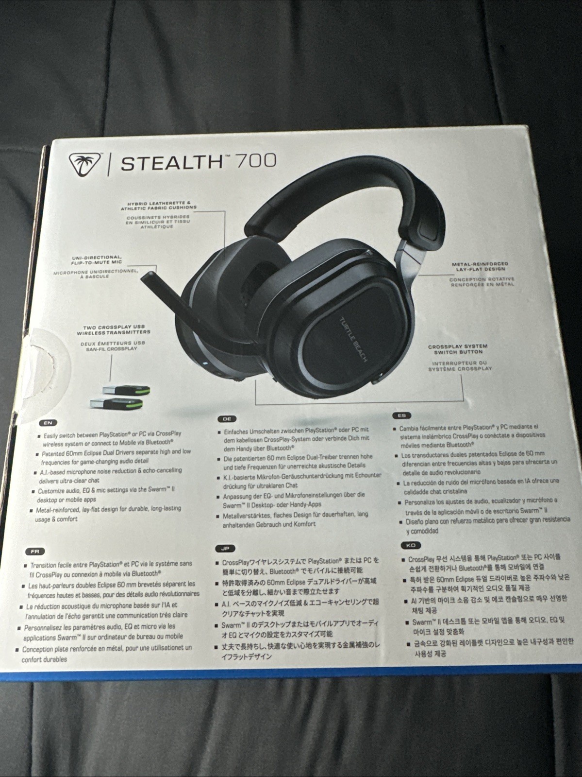 Turtle Beach Stealth 700 Gen 3 Gaming Headphones Black, PlayStation
