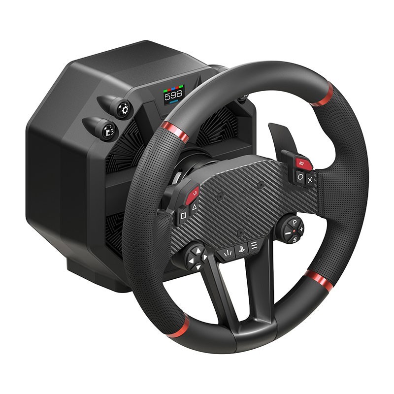 T598P 11.8″ Direct Drive Steering Wheel + 2-Pedal Sim Set for Thrustmaster PS/PC