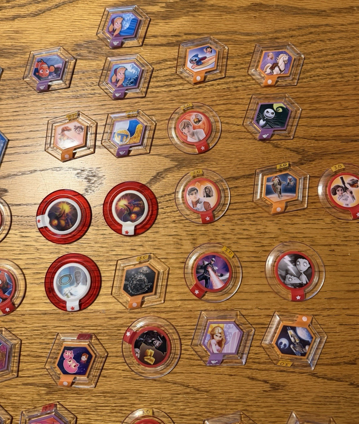 Disney Infinity Power Discs lot of 36 from the 1.0 ,2.0 and 3.0 series