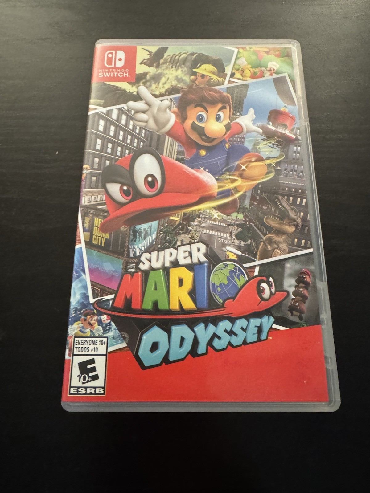 Nintendo Super Mario Odyssey Switch Cartridge w/ Case NTSC 2017 Multiplayer