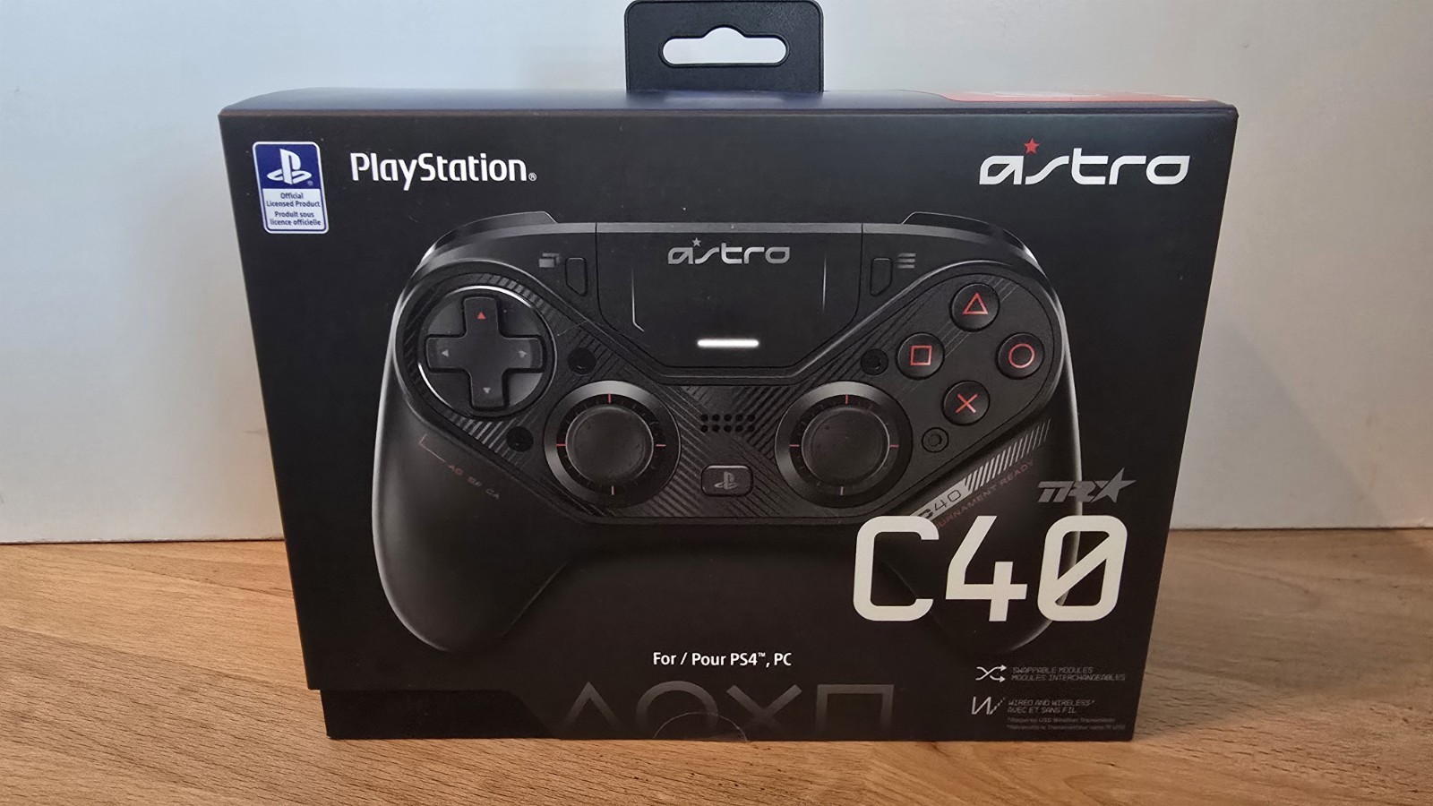 Astro C40 TR Controller Black for PS4 & PC Wired/Wireless Rechargeable