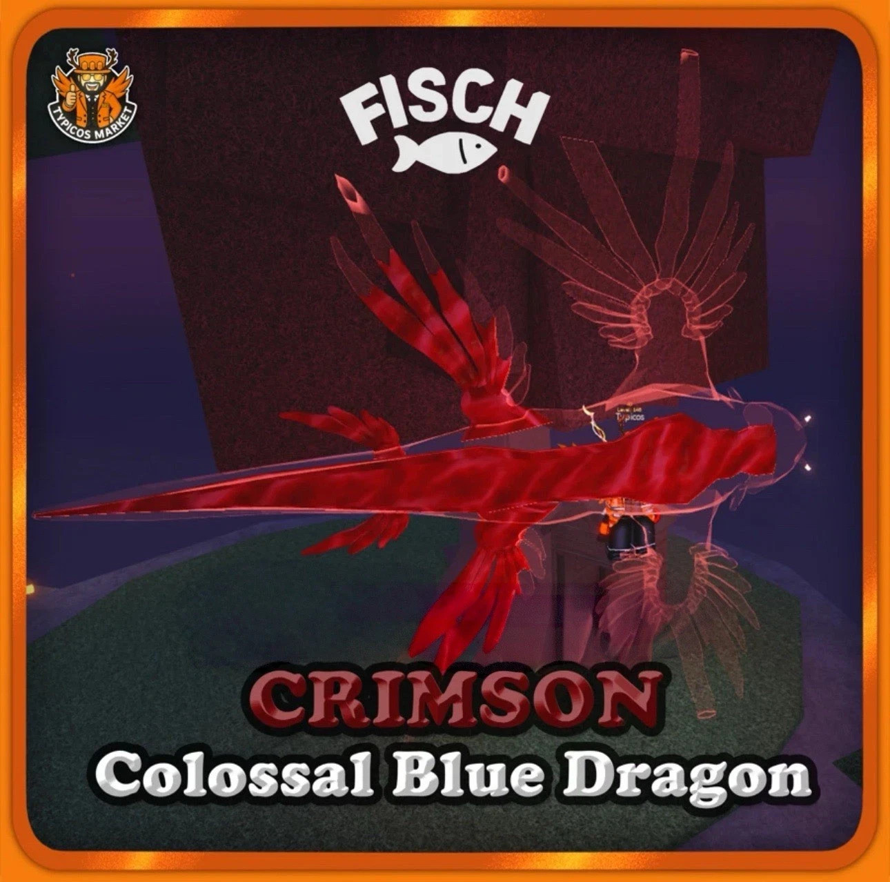 [FISCH] The Crimson Colossal Blue Dragon – [NEW EXOTIC]