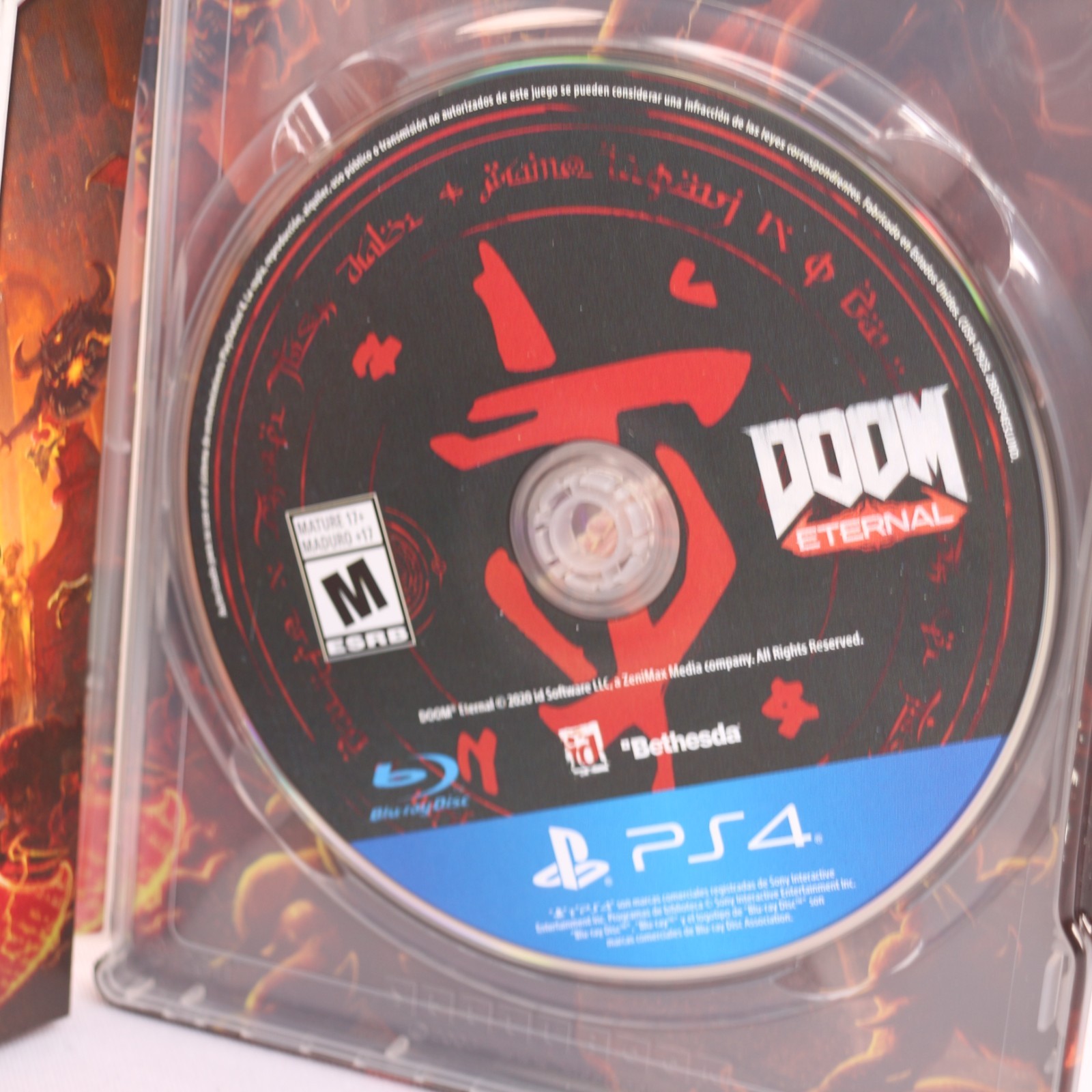 Doom Eternal Video Game Disc USED Sony PlayStation 4, 2020 First-Person Shooter