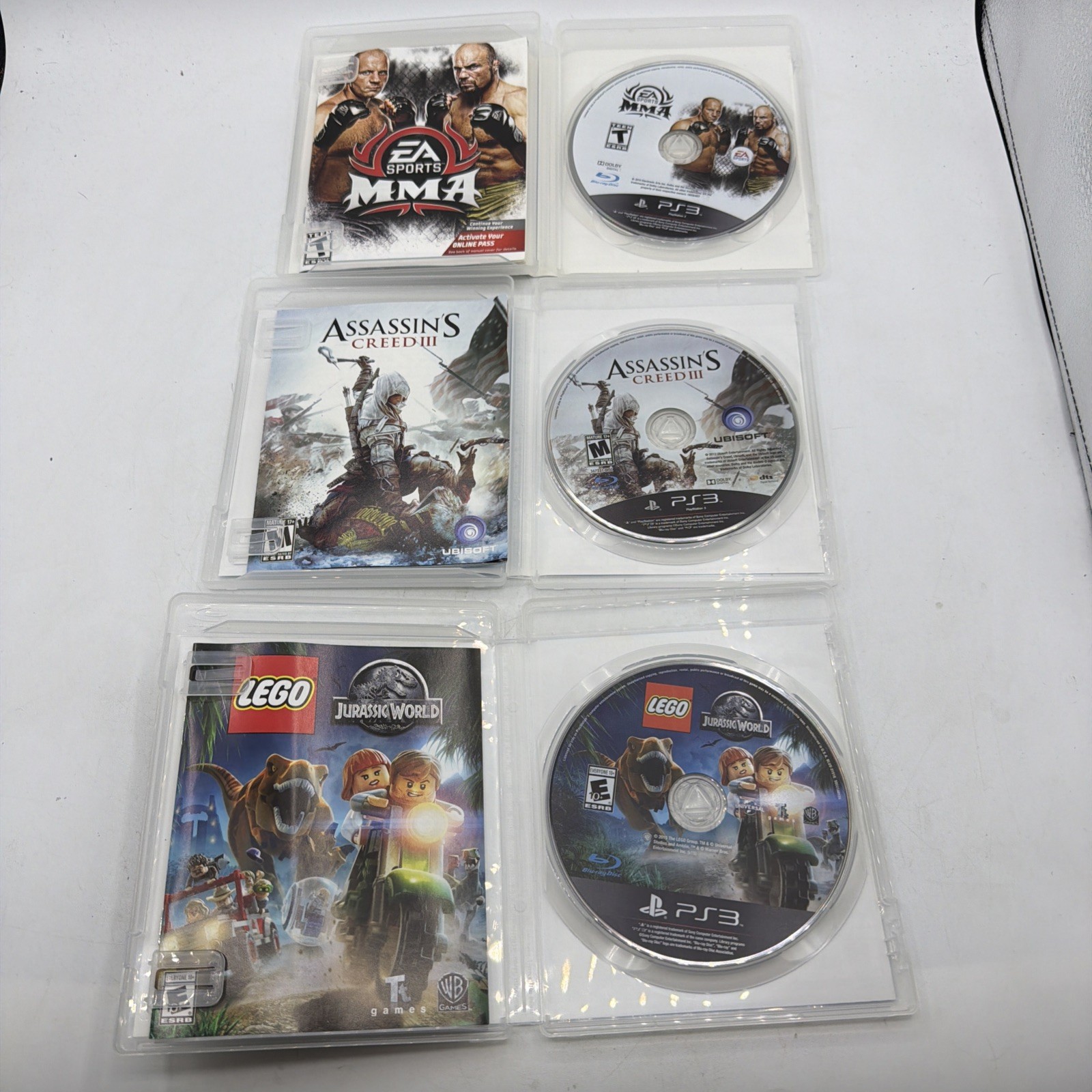Lot of 13 Sony PlayStation 3 PS3 Games Toy Story Black Ops Ghosts MW3 Jurassic