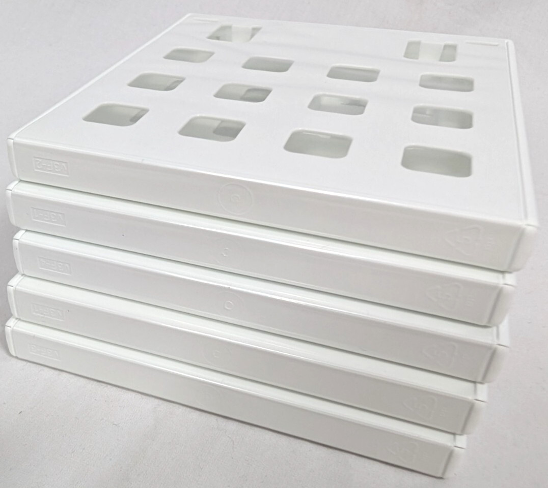5 x NEW GENUINE Nintendo 3DS Replacement Game Cases WHITE N3DS Case OEM cart