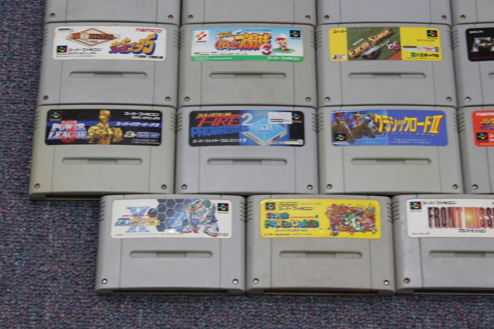 WHOLESALE LOT 24 Nintendo Super Famicom Games SFC Japan Import SNES UNTESTED #14