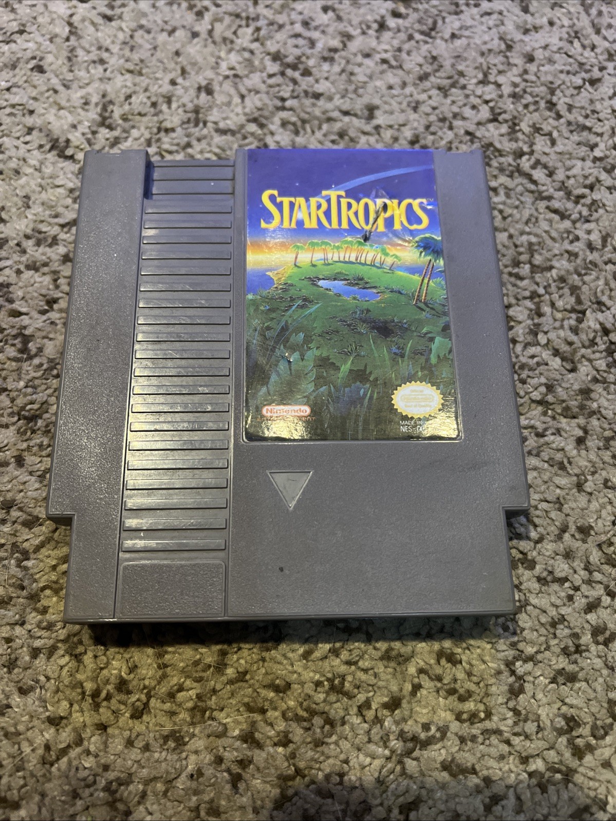 NES StarTropics Nintendo Entertainment System Video Game Cartridge 1985