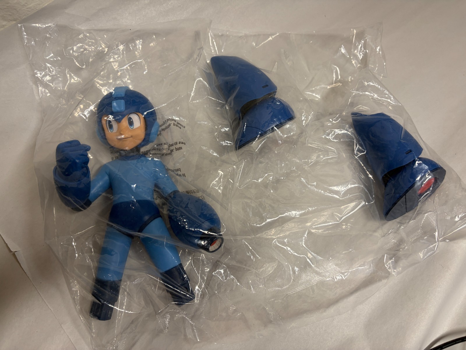 Mega Man Grandista Rockman Figure Banpresto Bandai Blue Statue New No Box