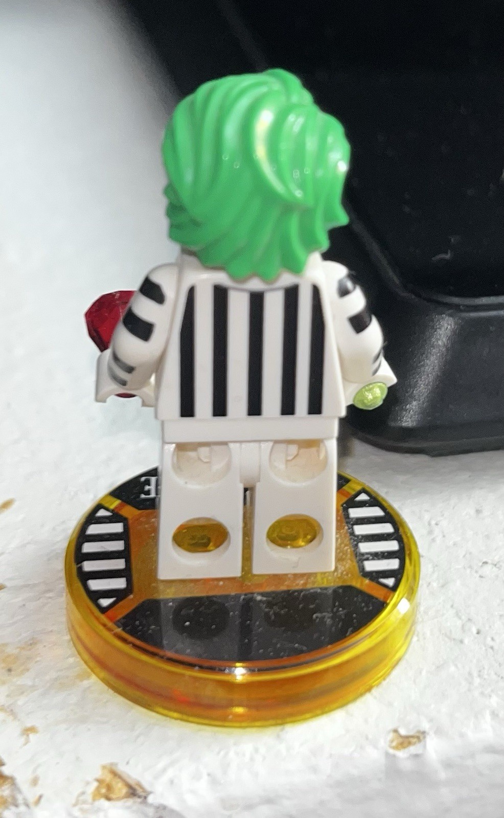 LEGO Dimensions Beetlejuice Character Figure w/ Toy Tag Disc & Base Stand 71201
