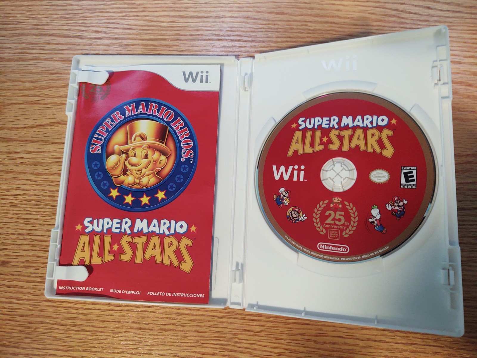 Super Mario All-Stars 25th Anniversary Limited Edition Wii Complete