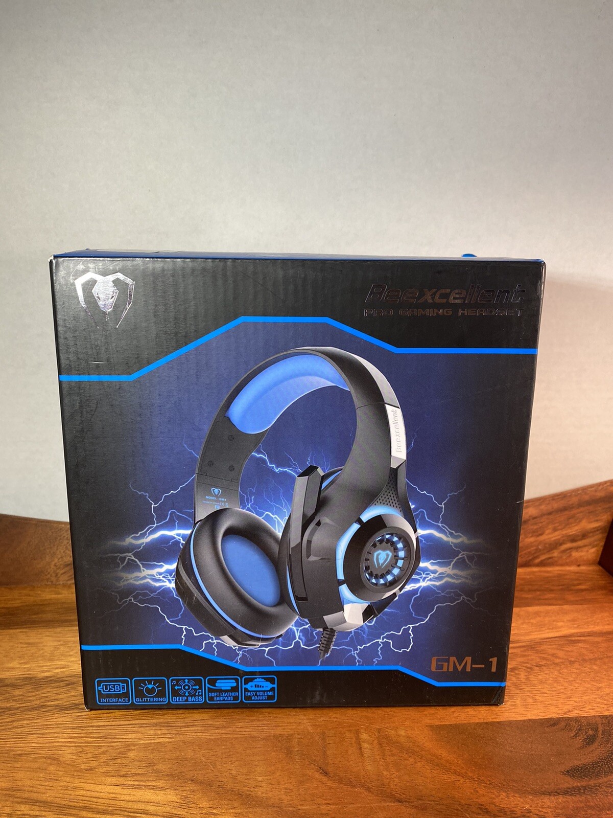 Beexcellent GM-1 Gaming Headset with Surround Sound Noise-Isolation Microph New