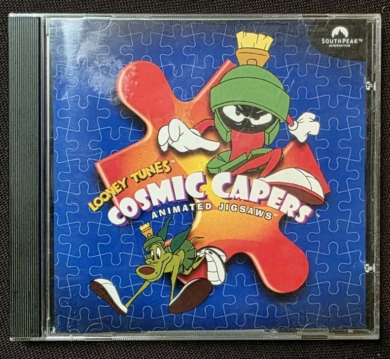 Looney Tunes Cosmic Capers Animated Jigsaws PC CD-ROM 1998 Marvin Martian