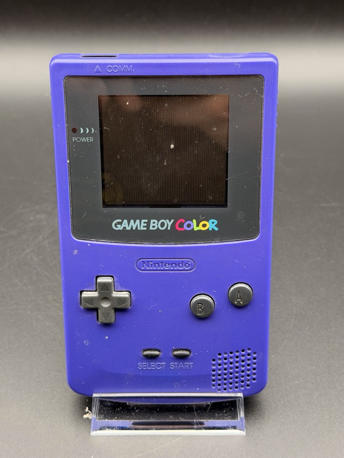 Nintendo CGB-001 GameBoy Color Handheld Gaming Console – Purple – Tested