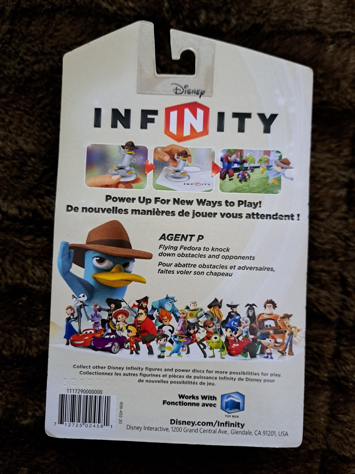 Disney Infinity *CRYSTAL* Agent P (Perry The Platypus) Phineas and Ferb