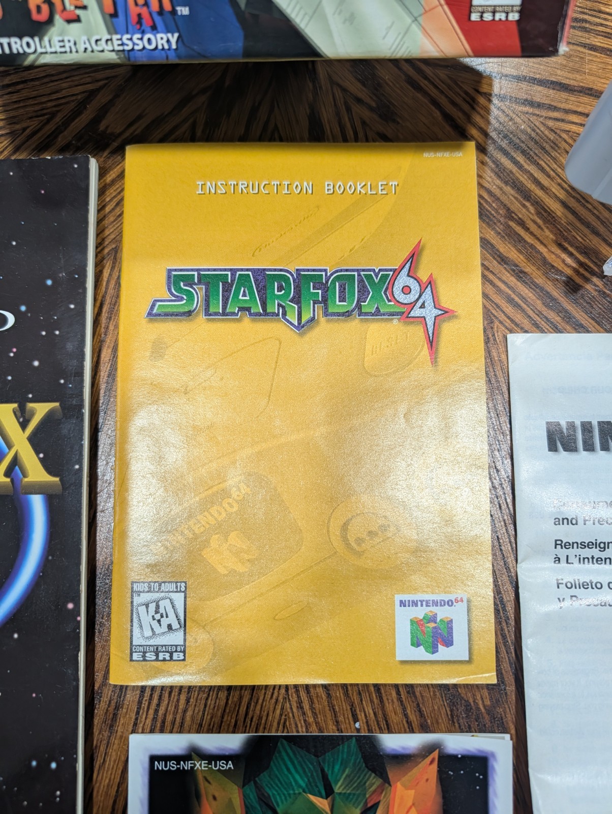 Nintendo Star Fox 64 (1997) with Box + Instruction Booklet + Strategy Guide READ