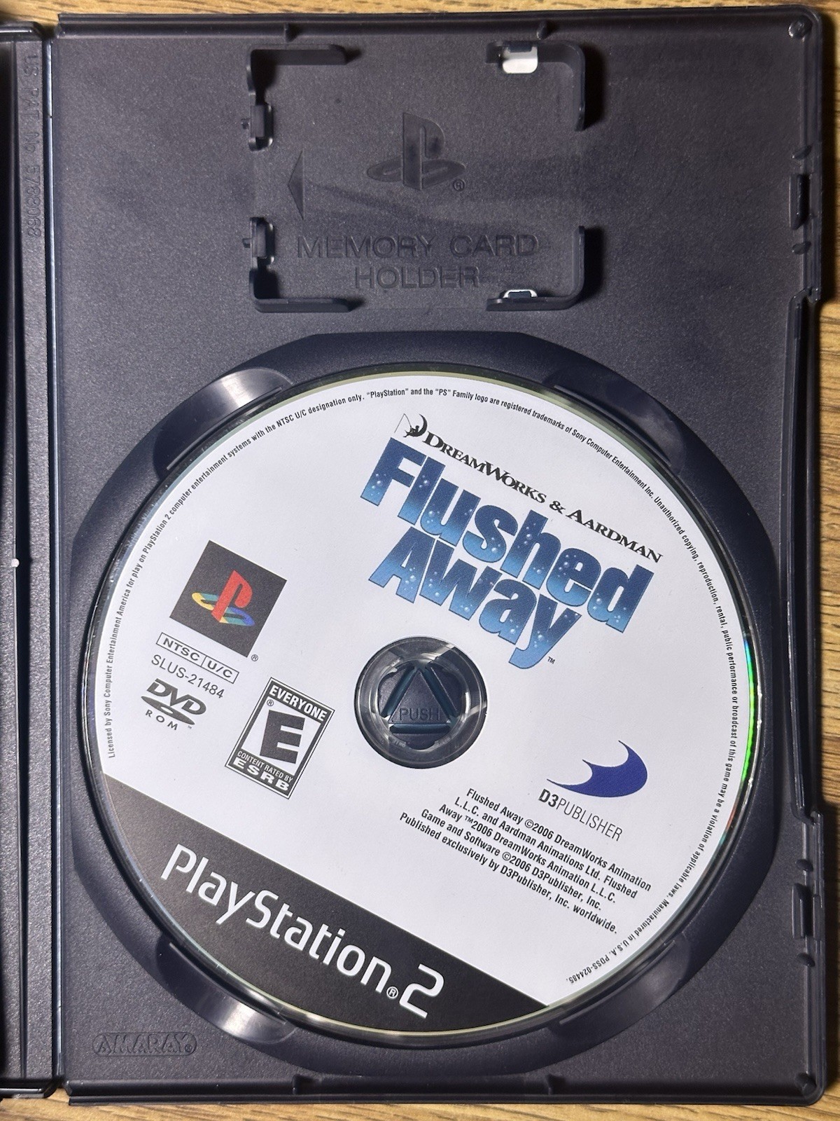 D3Publisher Flushed Away PS2 Manual Multiplayer Action Adventure 2006