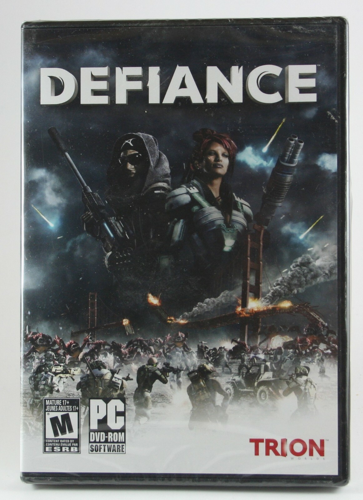 Defiance PC GAME SYFY Channel DVDROM Windows Trion Worlds SEALED Shooter Tie-in