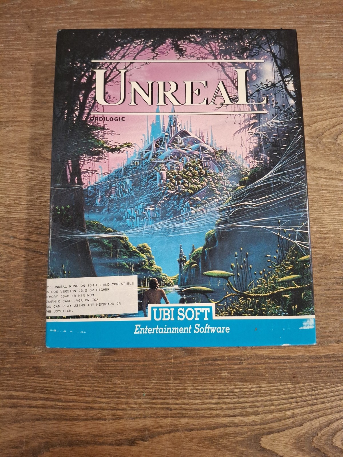 Unreal Big Box PC Game – Ubi Soft MS-DOS, IBM 3.5″ Floppy Disk – Complete – RARE
