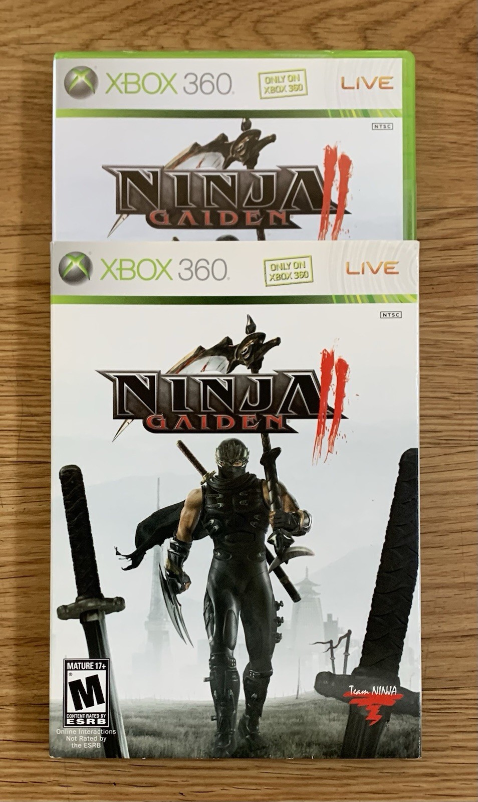 Ninja Gaiden 2 II (Microsoft Xbox 360, 2008) w/ Slipcover Sealed Company Store