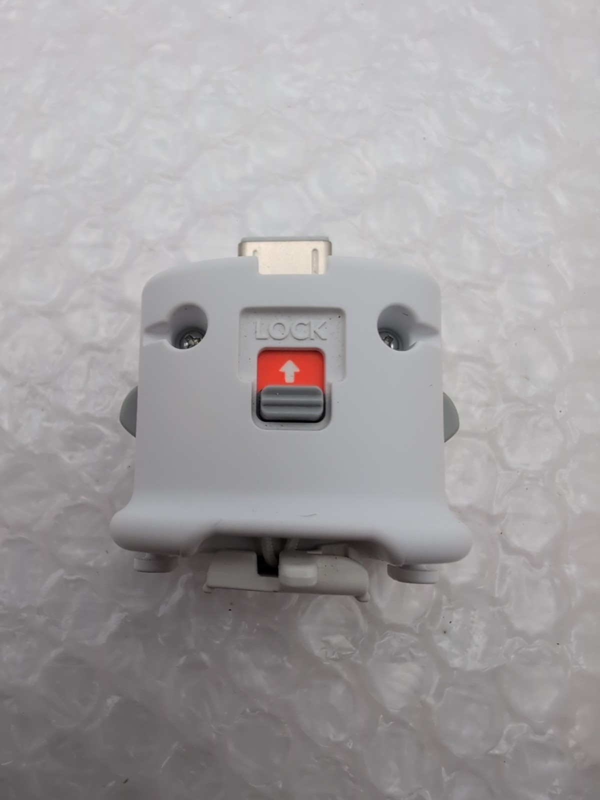OEM Nintendo Wii RVL-026 White Motion Plus Adapter + Silicone Sleeve Cover
