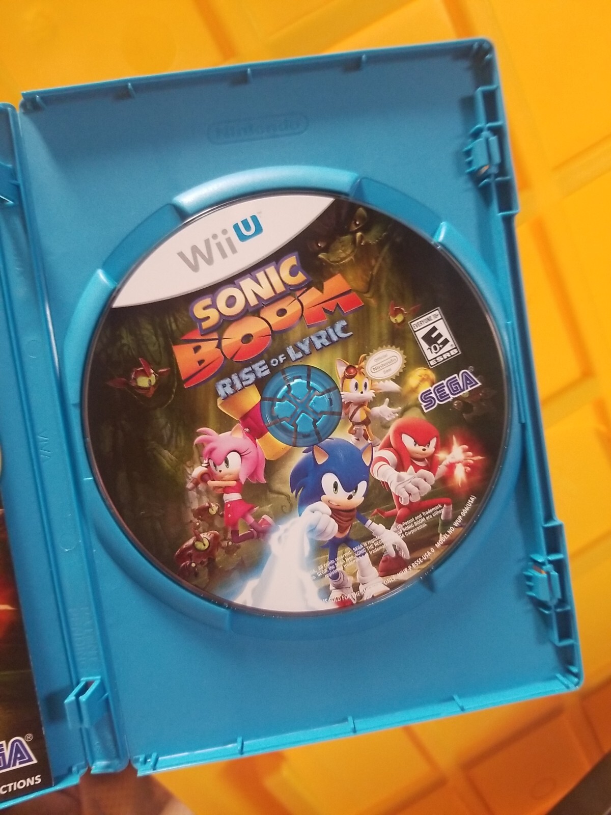 Sonic Boom Rise of Lyric Nintendo Wii U 2014 Game Complete W/ Manual Tested CIB