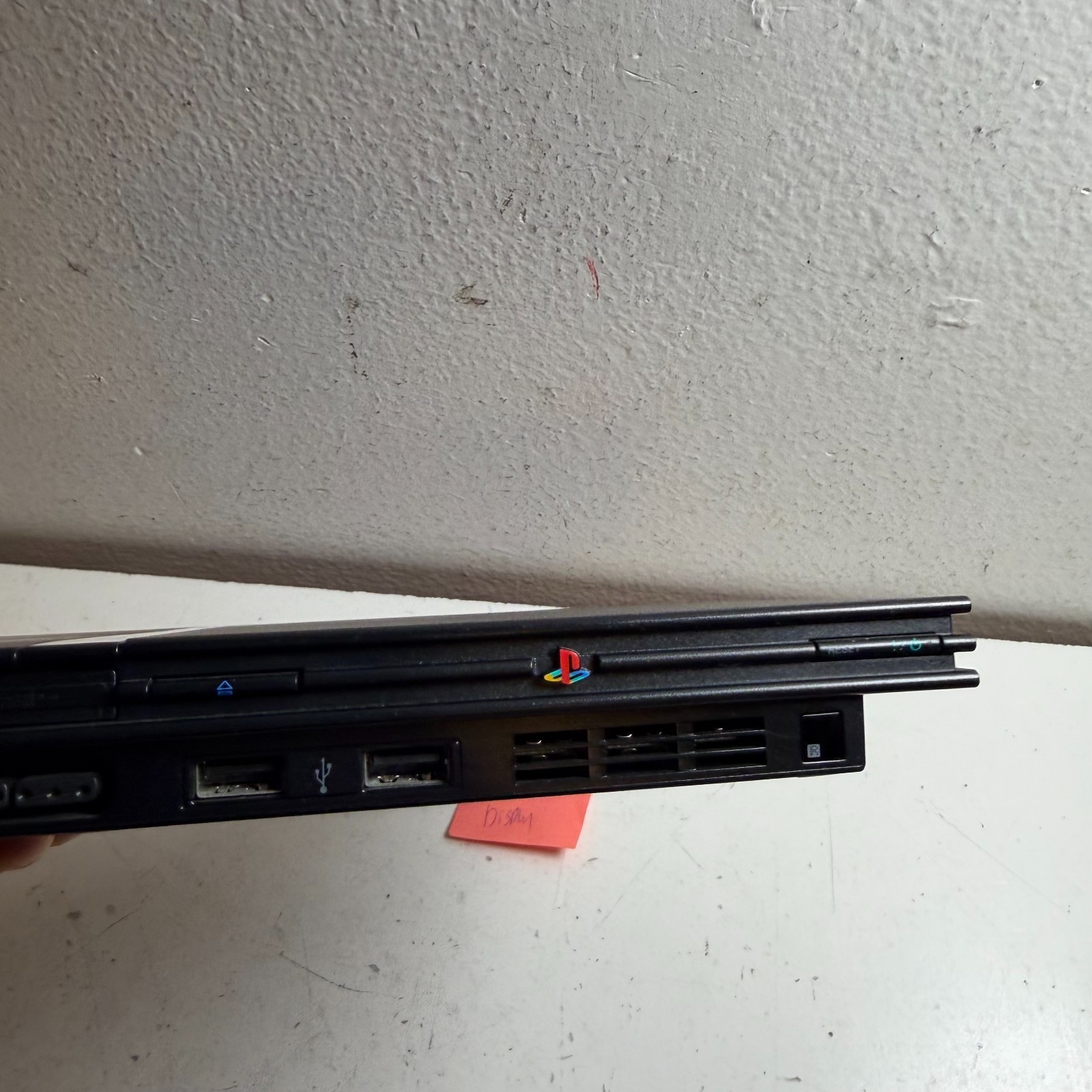 Sony PlayStation 2 Slim SCPH-70001 Black Home Video Game Console – For Parts
