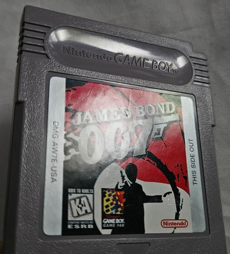 James Bond 007 Cartridge Only Authentic Nintendo Game Boy New Battery USA 1998