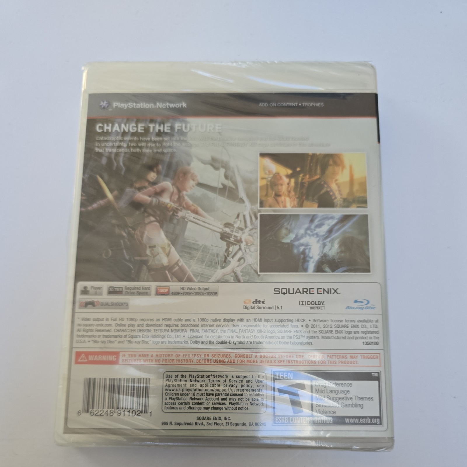 Final Fantasy XIII-2 (Sony PlayStation 3, 2012) COMPLETE