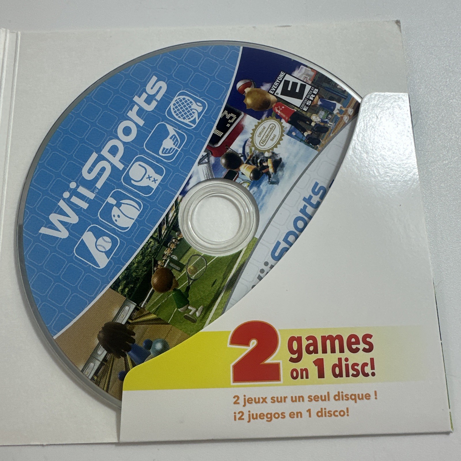 Wii Sports & Wii Sports Resort 2 in 1 Combo Disc Nintendo – Tested