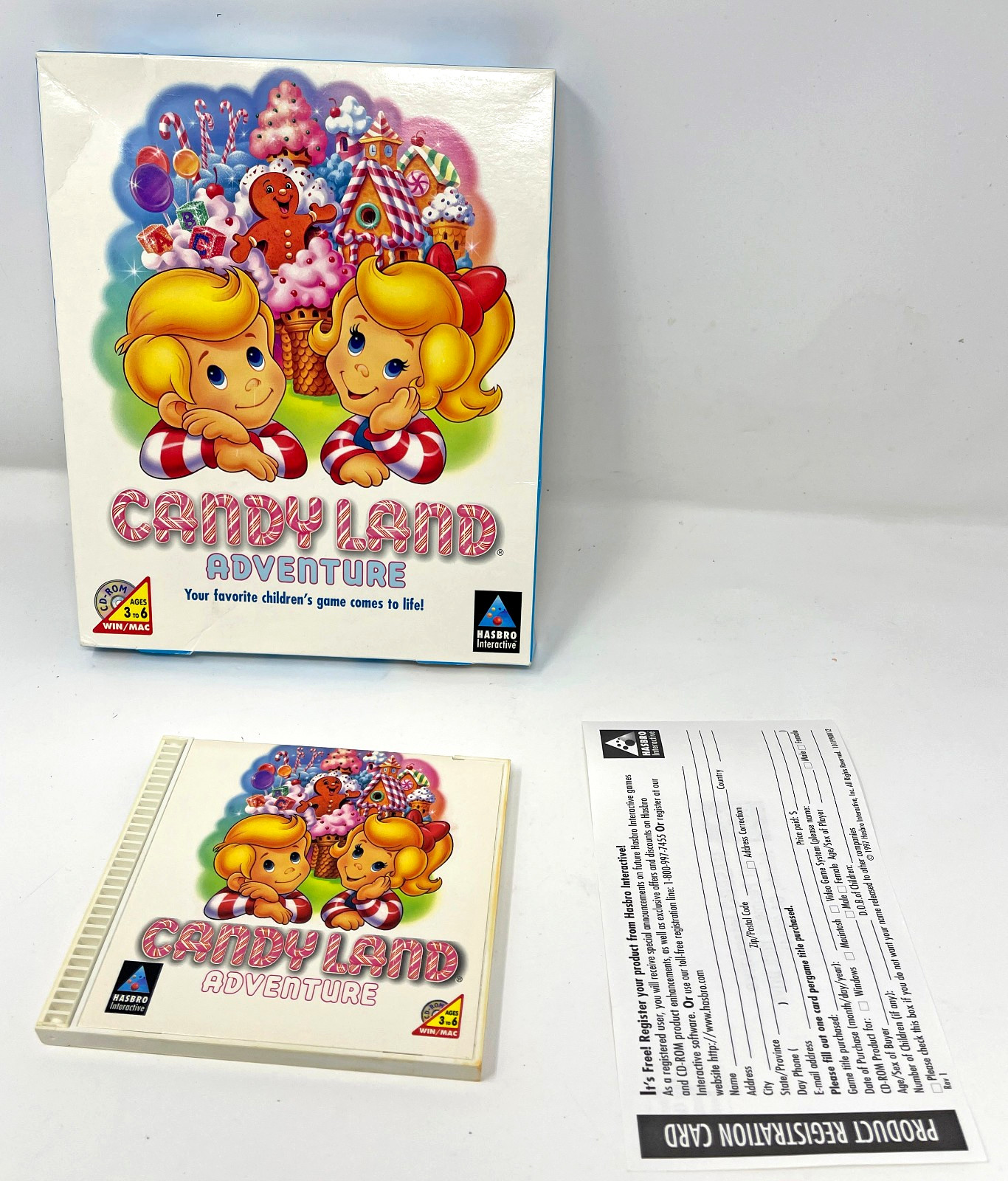 Candy Land Adventure PC CD-ROM Game Windows 95 Used Tested