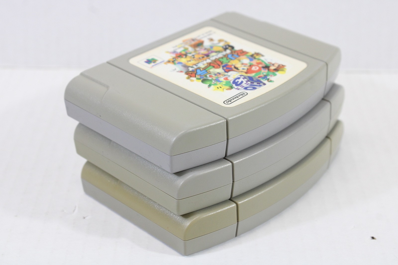 Lot of 3 Mario Party 1 2 3 Nintendo 64 N64 Japan Import US Seller E799