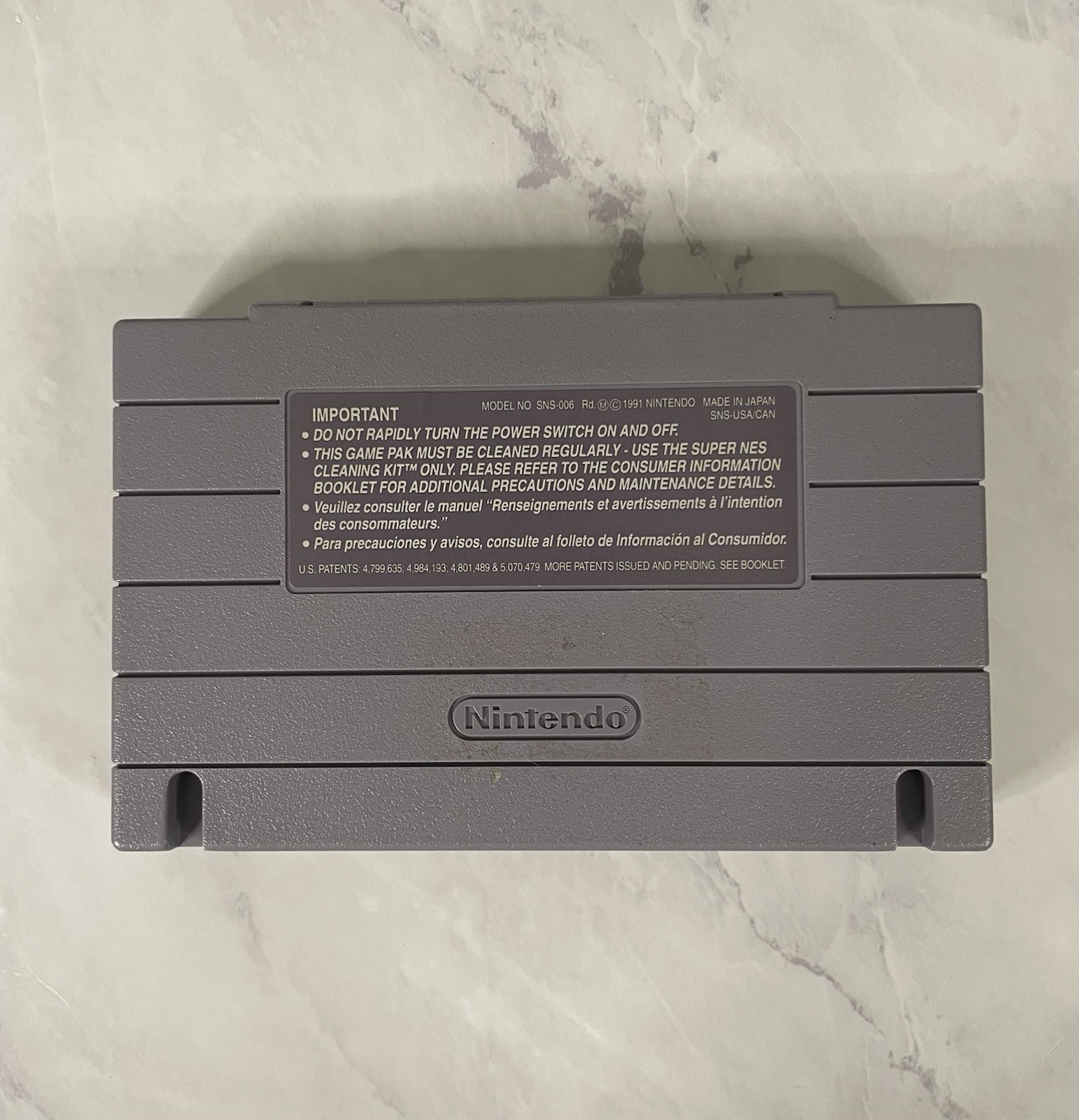 Nintendo SNES Super Nintendo Console SNS-001. Super Mario World And All Cables