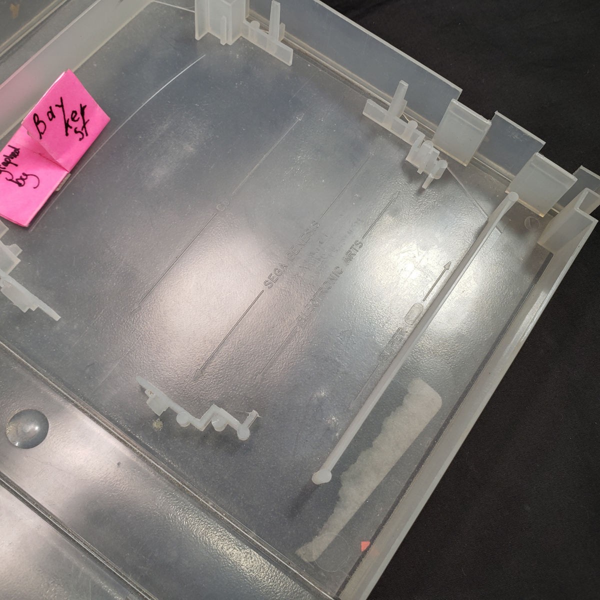 Game Crazy Cartridge Rental Cases SNES SEGA Genesis hard clear plastic case lot