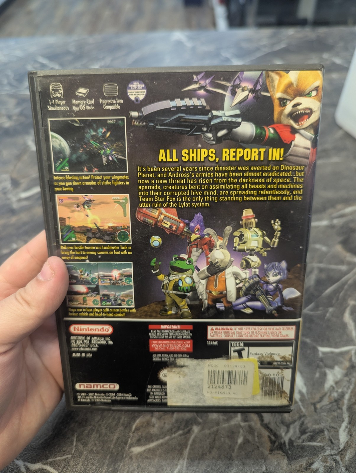 Star Fox: Assault (Nintendo GameCube) No Manual Tested works!