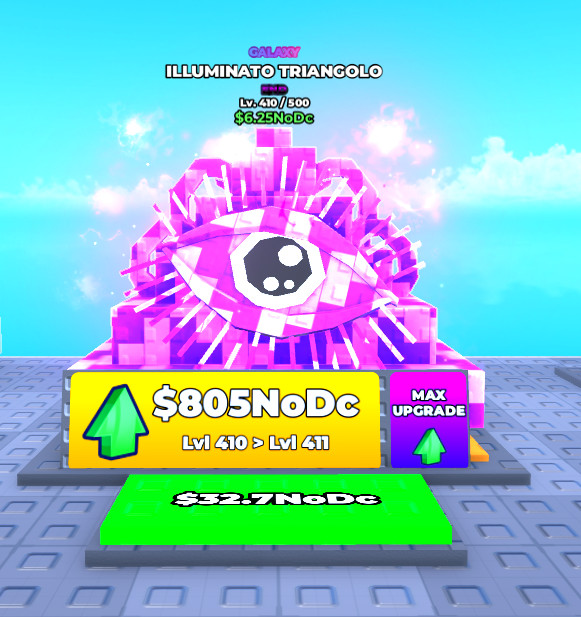 🔥ILLUMINATO TRIANGOLO (GALAXY) (END) (LVL 410) – Power Blast Lucky Blocks 🔥