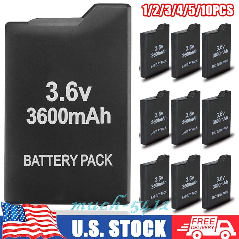 For Sony PSP 2000 3000 2001 3001 Rechargeable Replacement Battery Pack 3600mAh