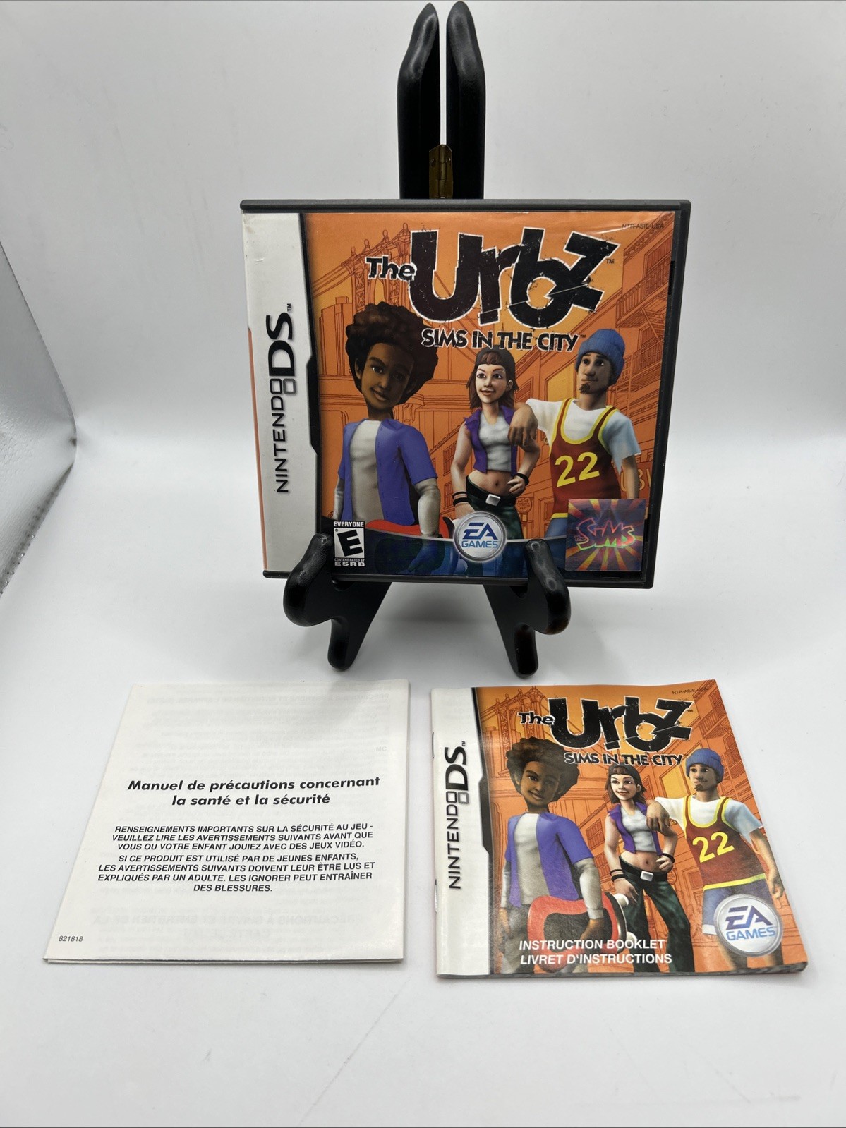 No Game* The Urbz: Sims in the City (Nintendo DS, 2004) Case + Manual Only
