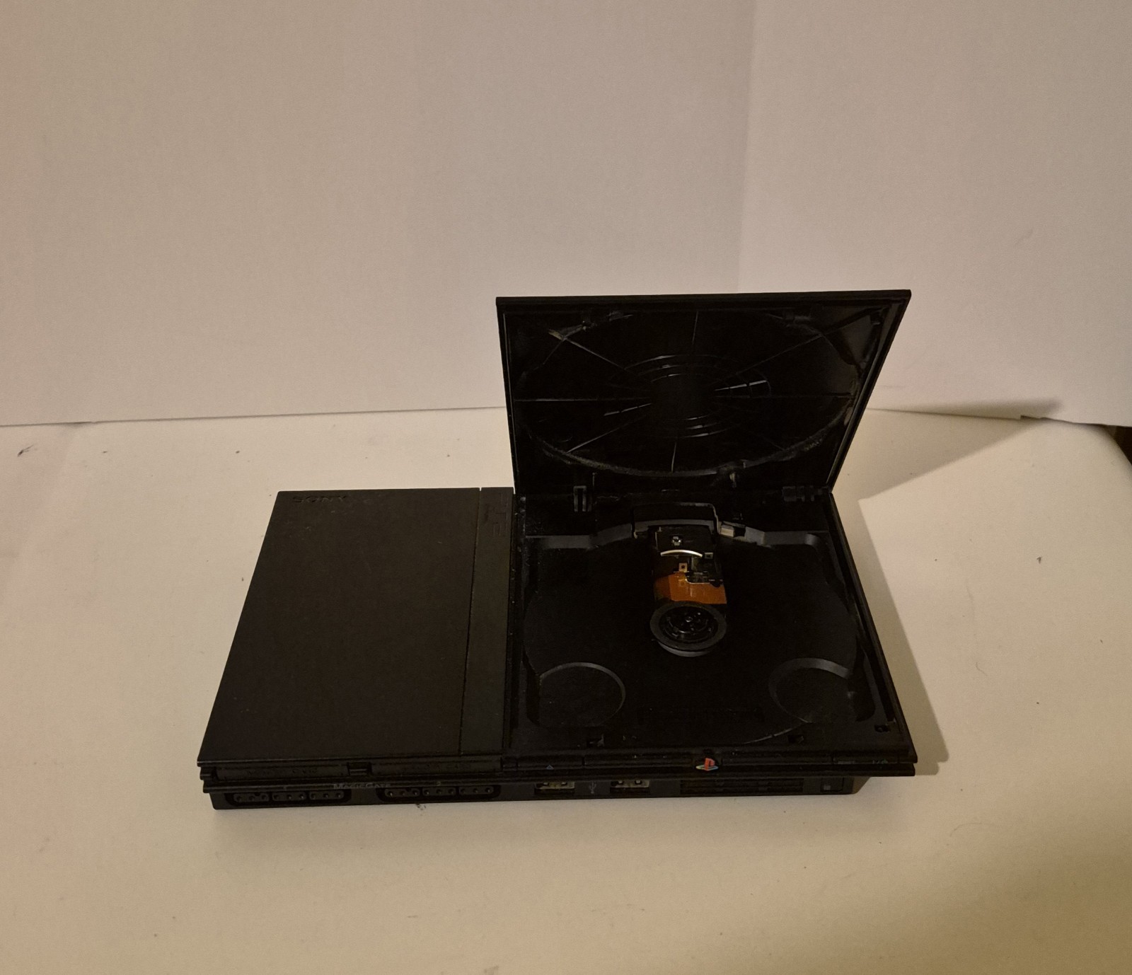 Sony PlayStation 2 Ps2 slim SCPH 70001 Bundle Controller & Game Tested