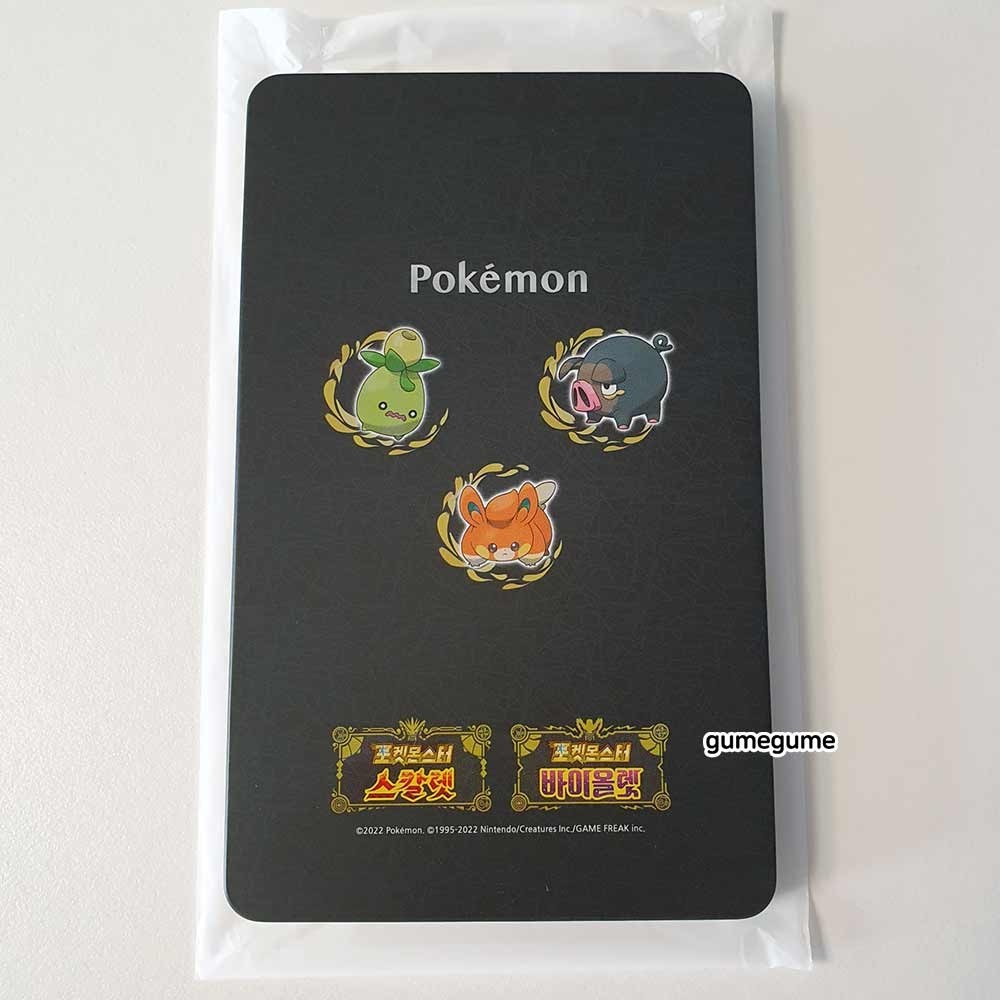 Pokemon Scarlet Violet Steelbook Type2 Starting Nintendo Switch Korea Exclusive