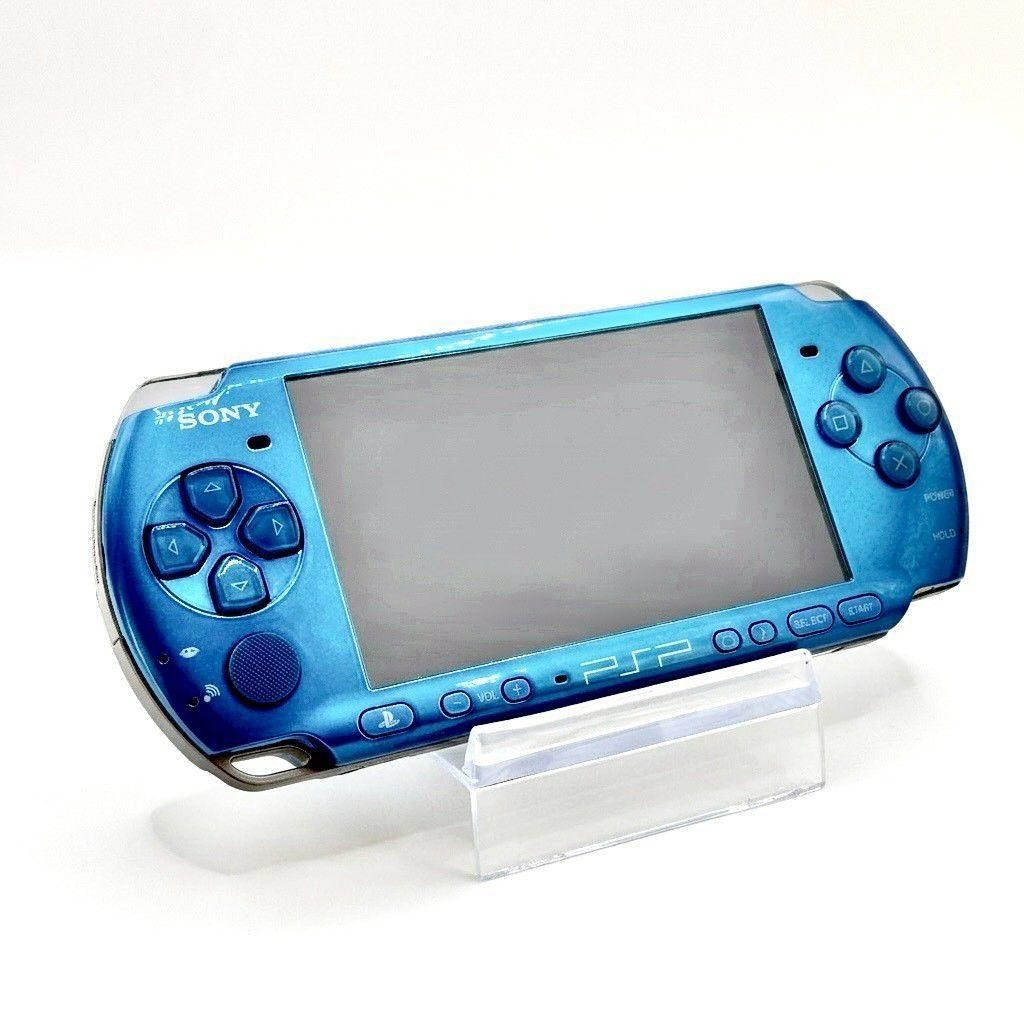 Sony PSP-3000 Vibrant Blue Handheld Console Rare Color 12