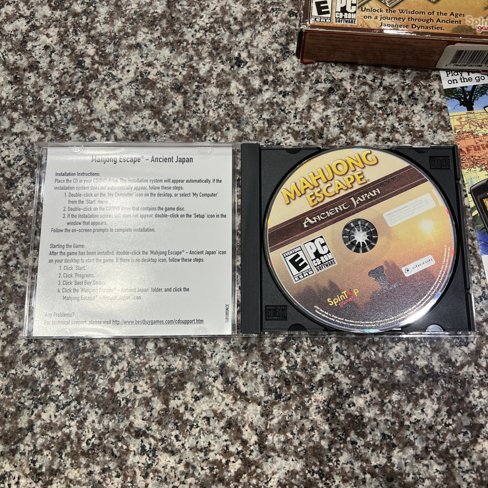 Mahjong Escape Ancient Japan in Jewel Case Good Condition