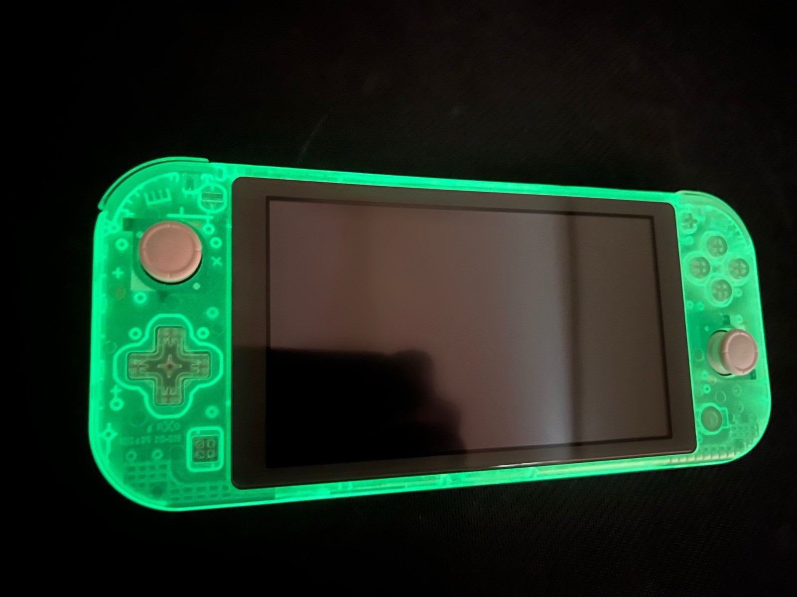 Switch Lite Bundle – Custom Transparent Glow In The Dark – TMR NoDRIFT