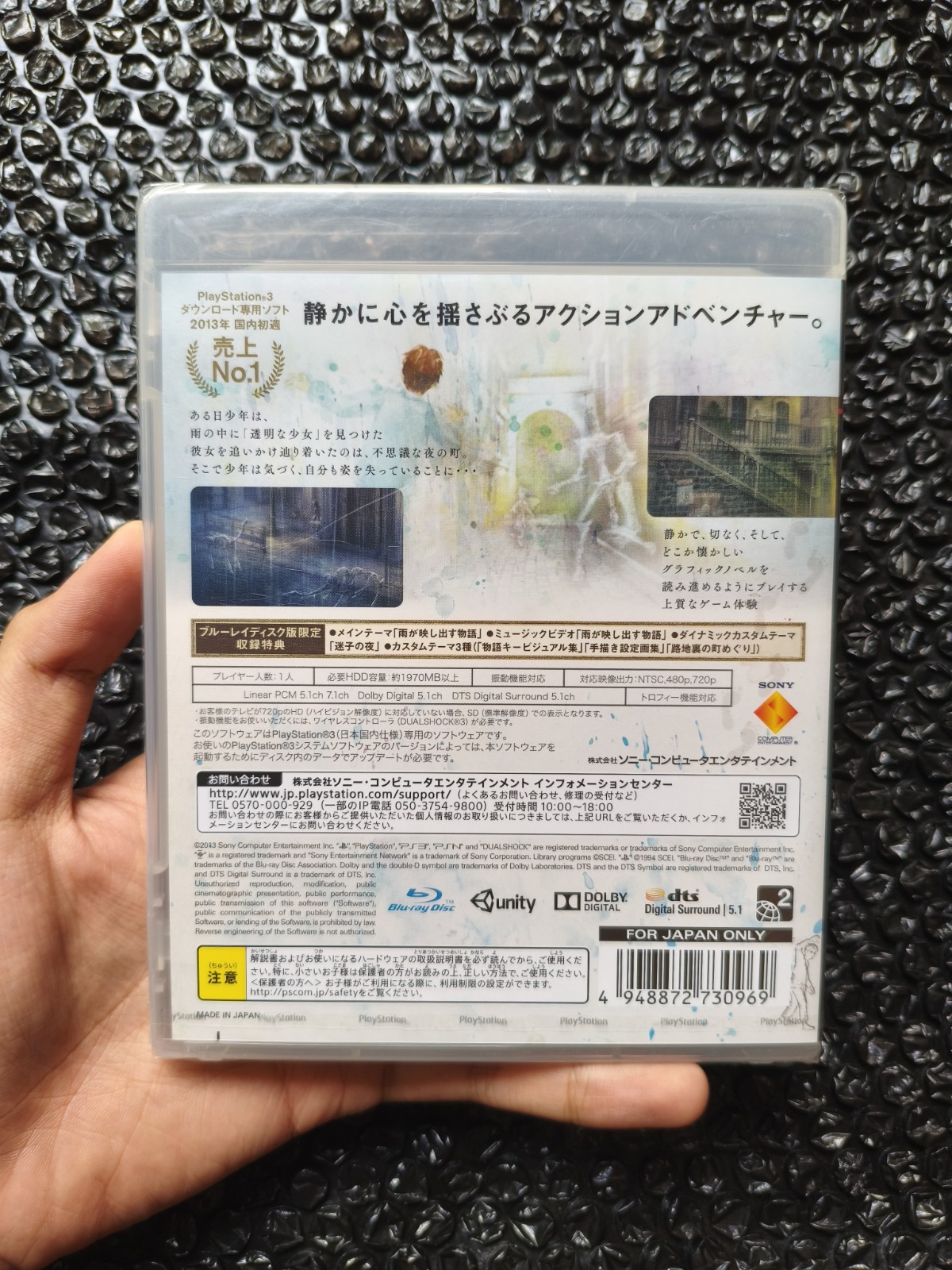 Ps3 Rain Lost in The Rain NEW