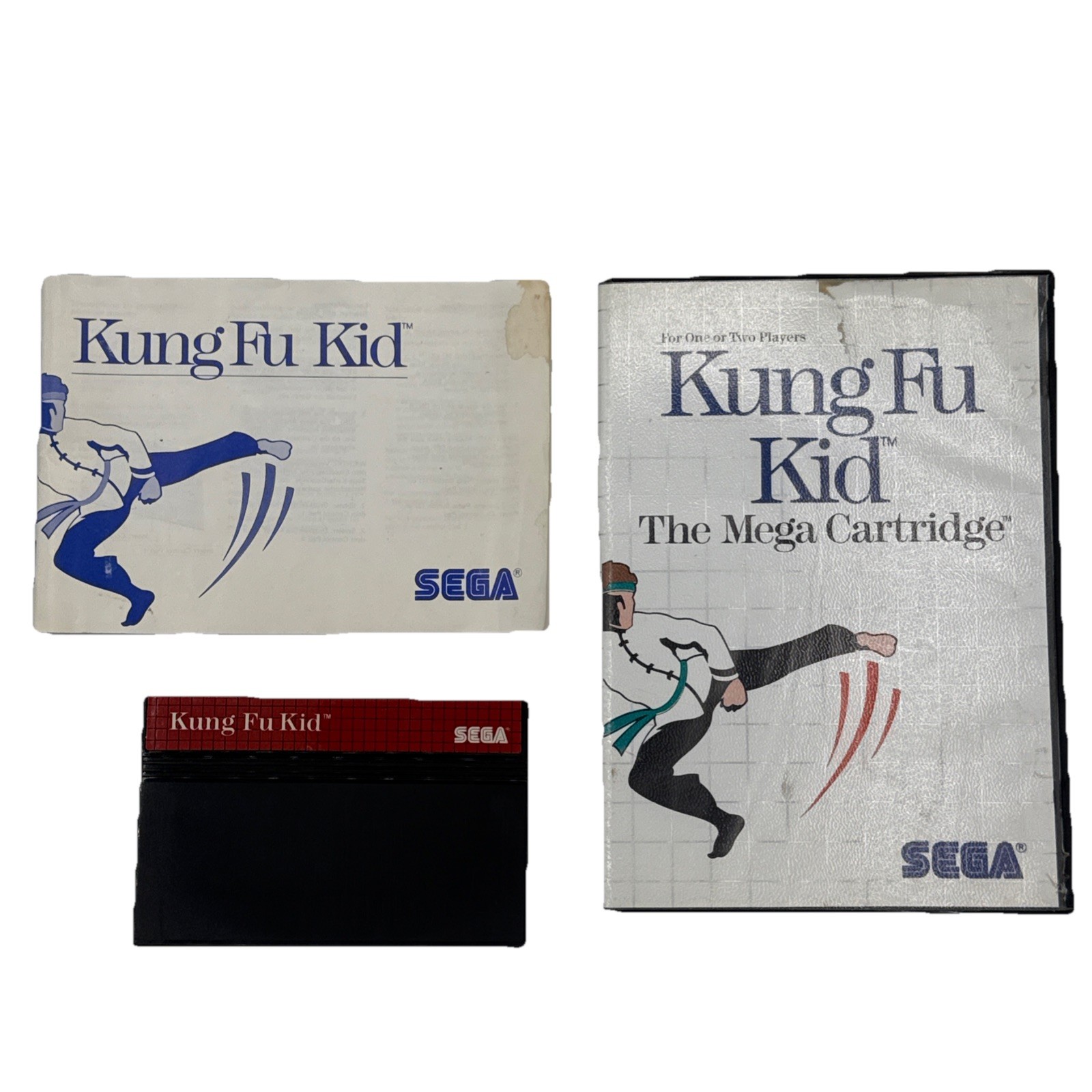 Kung Fu Kid The Mega Cartridge Sega Master System 1987 With Manual