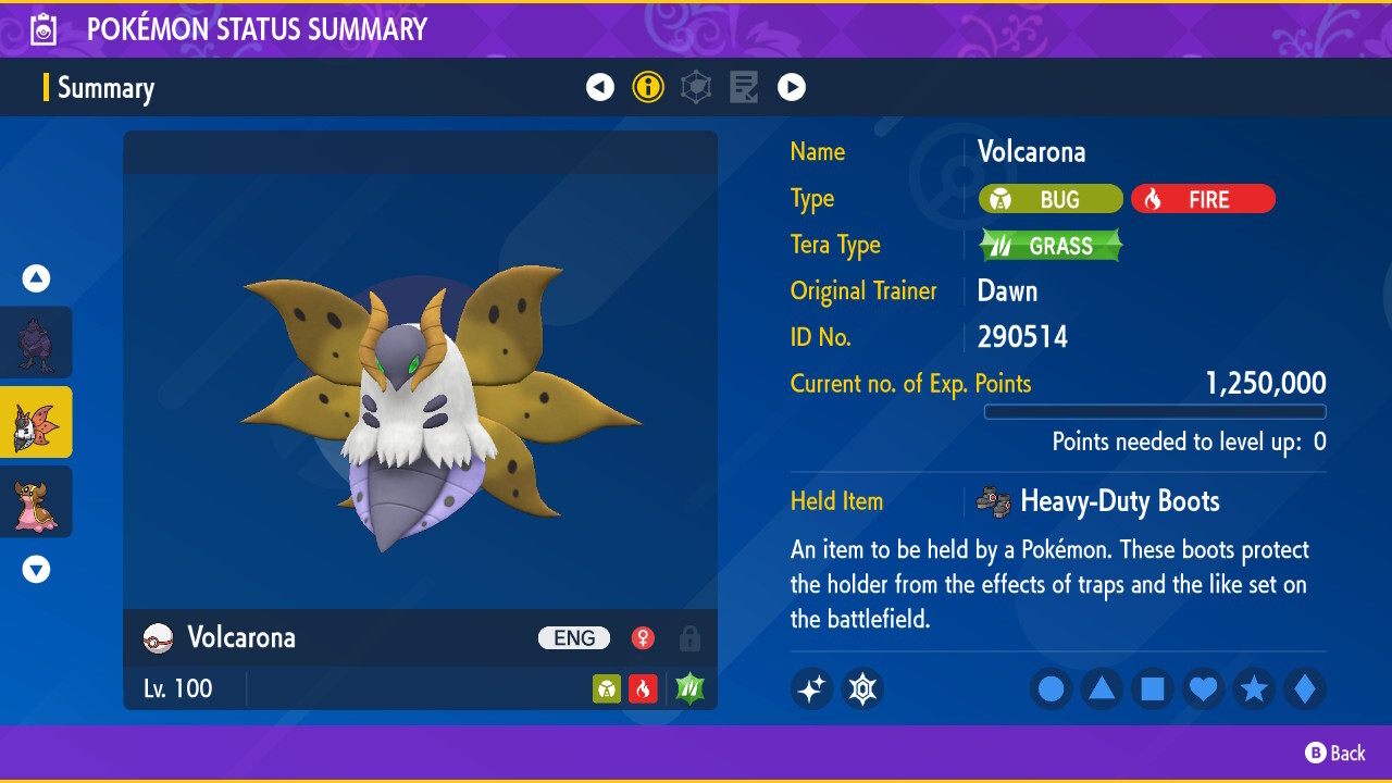 VOLCARONA ⚡ POKEMON SCARLET VIOLET ⚡ SHINY/NORMAL ⚡ 6IV BATTLE READY VGC 23 ⚡