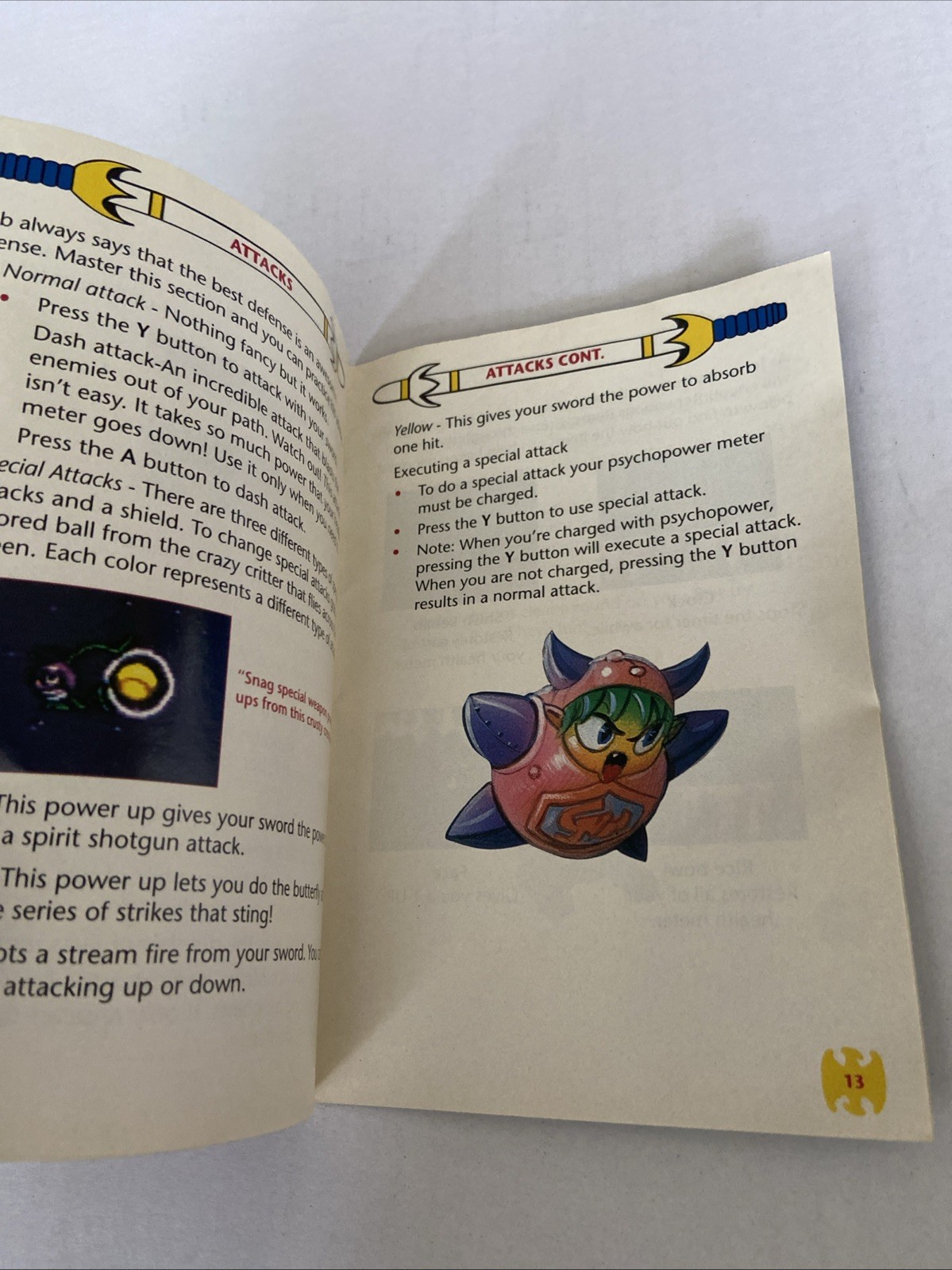 Kendo Rage SNES Instruction Manual ONLY